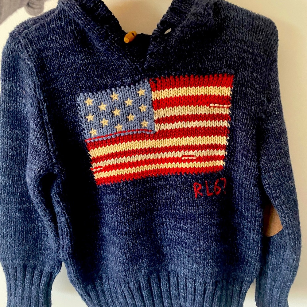 Kids polo Ralph Lauren hooded sweater.